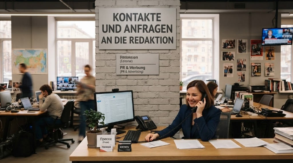 Zentrale Redaktion von VITALIS 50+ in Berlin